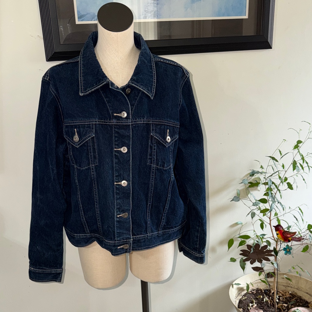 Venezia Classic Denim Jacket 100% Cotton 1990’s
